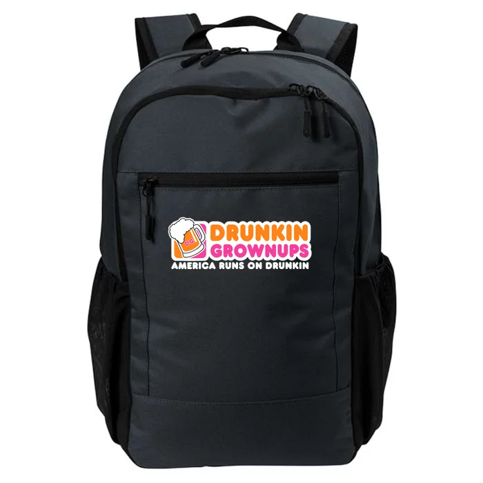 Wo Drunkin Grownups Adult Party Sarcastic Gift Drinking V-Neck Daily Commute Backpack