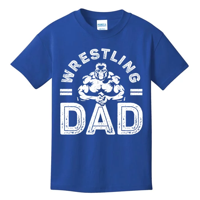 Wrestling Dad Gift Wrestle Lover Daddy Wrestler Gift Kids T-Shirt