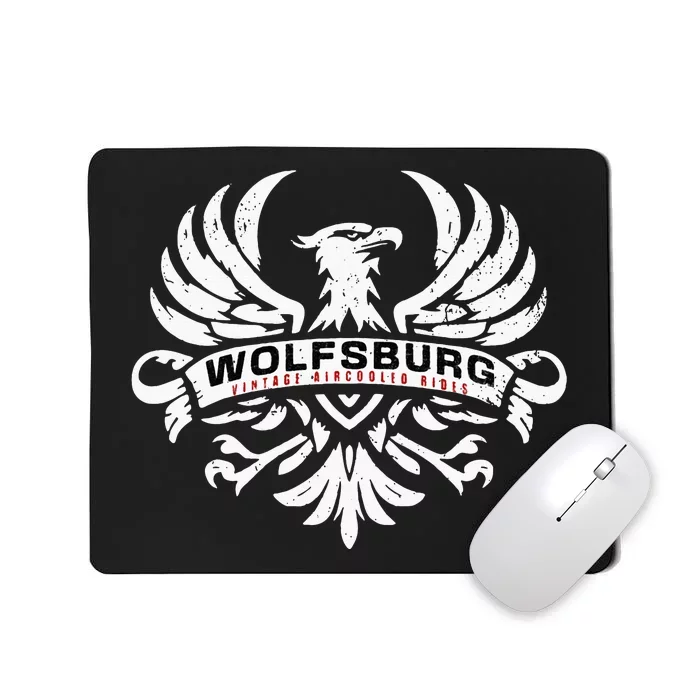 Wolfsburg Deutschland Germany Vintage AirCooled Rides Eagle Mousepad