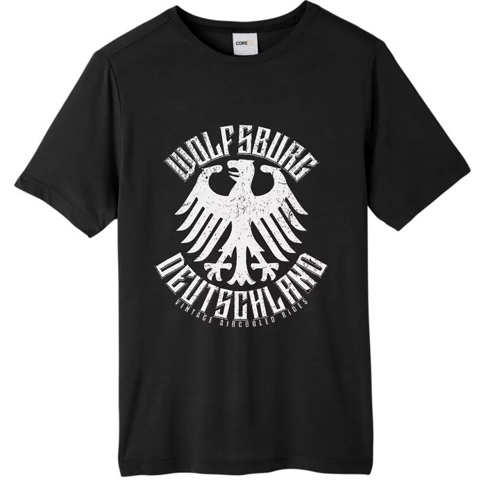 Wolfsburg Deutschland Germany Vintage Air Cooled Rides ChromaSoft Performance T-Shirt