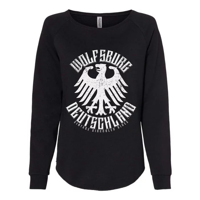 Wolfsburg Deutschland Germany Vintage Air Cooled Rides Womens California Wash Sweatshirt