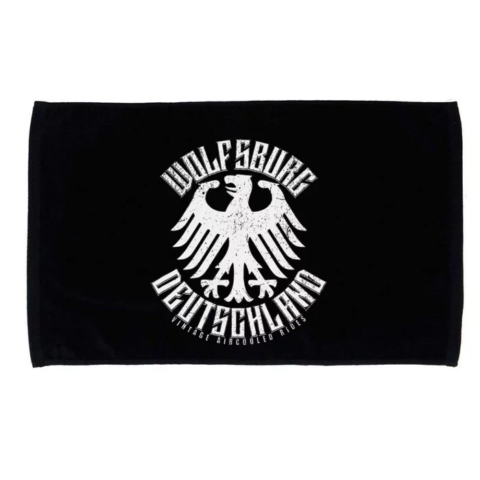 Wolfsburg Deutschland Germany Vintage Air Cooled Rides Microfiber Hand Towel