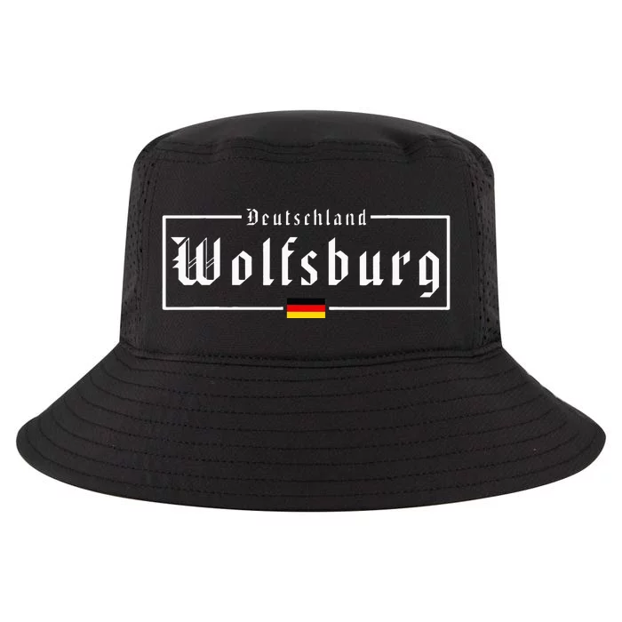 Wolfsburg Deutschland Germany German Flag Cool Comfort Performance Bucket Hat