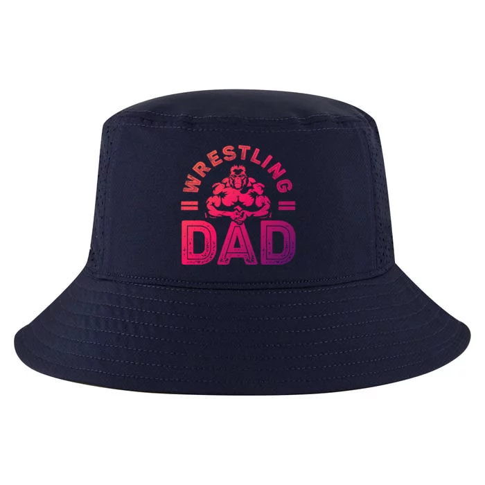 Wrestling Dad Gift Wrestle Lover Daddy Wrestler Gift Cool Comfort Performance Bucket Hat