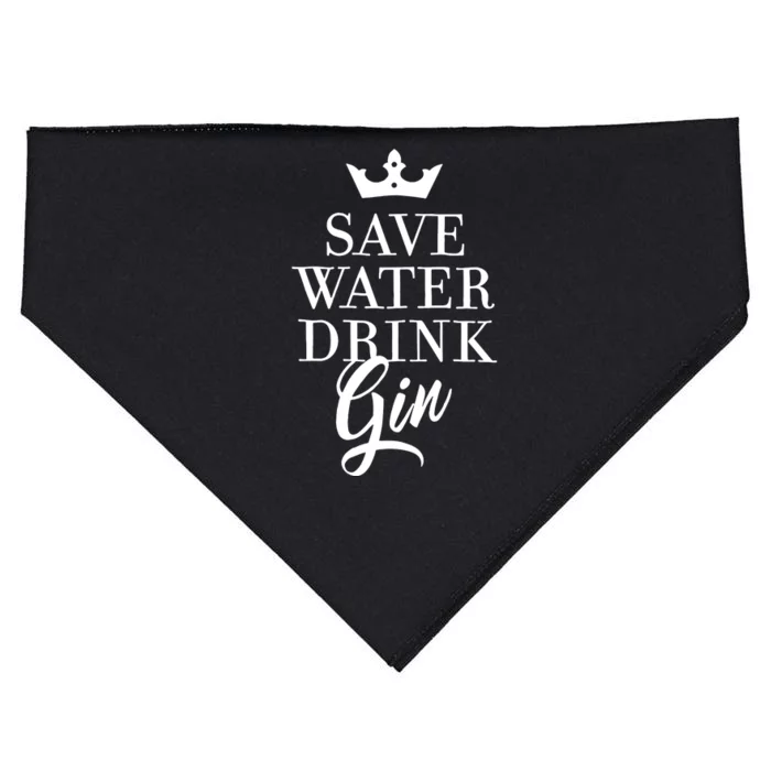 Water Drink Gin USA-Made Doggie Bandana