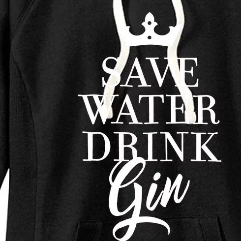 Water Drink Gin Women's Fleece Hoodie