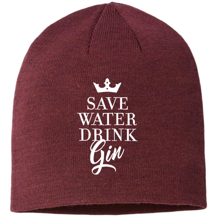 Water Drink Gin 8 1/2in Sustainable Knit Beanie