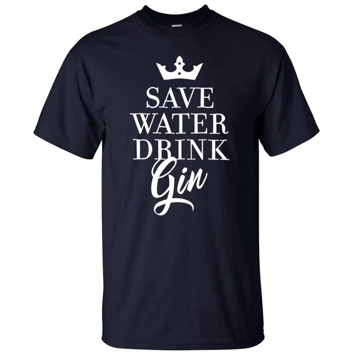 Water Drink Gin Tall T-Shirt