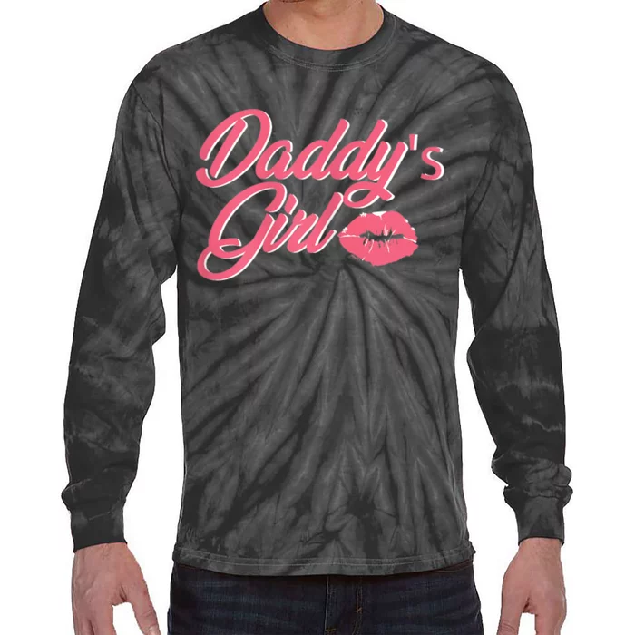 Womens Daddy's Girl Adult BDSM DDLG Kinky Dom Sub Couples Tie-Dye Long Sleeve Shirt