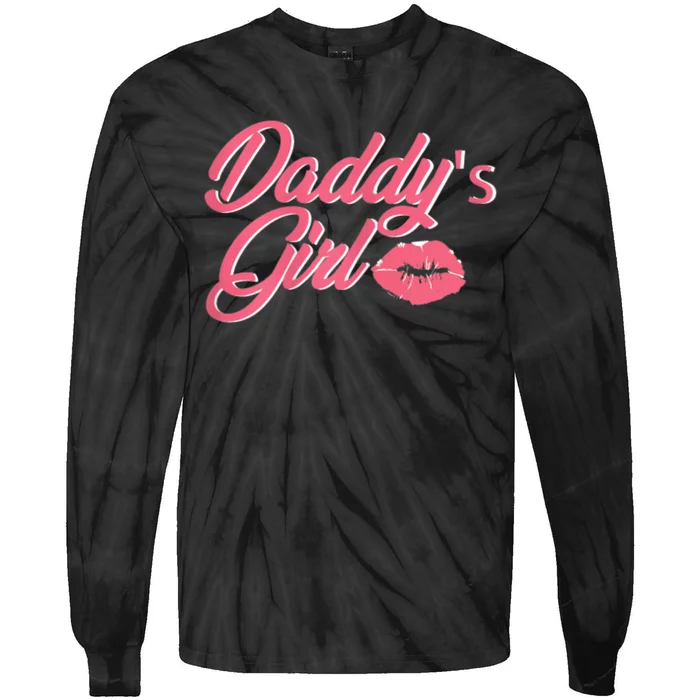 Womens Daddy's Girl Adult BDSM DDLG Kinky Dom Sub Couples Tie-Dye Long Sleeve Shirt