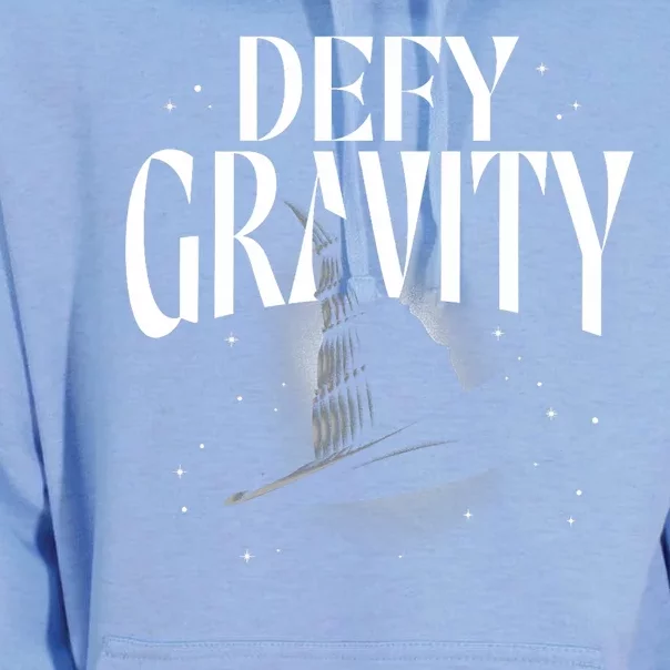 Wicked Defy Gravity Distressed Hat Poster Unisex Surf Hoodie