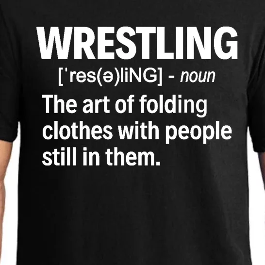 Wrestling Definition Great Gift Pajama Set