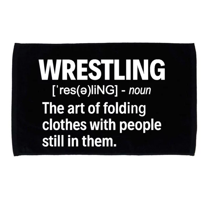 Wrestling Definition Great Gift Microfiber Hand Towel