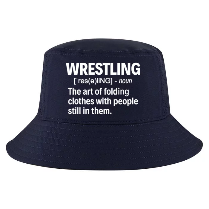 Wrestling Definition Great Gift Cool Comfort Performance Bucket Hat