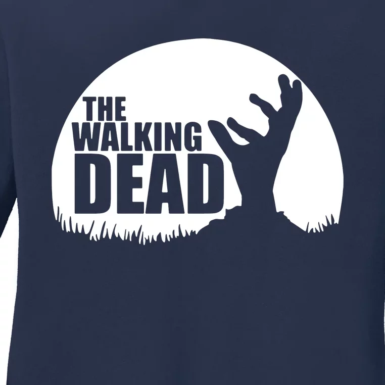 Walking Dead Hand Zombie Ladies Long Sleeve Shirt