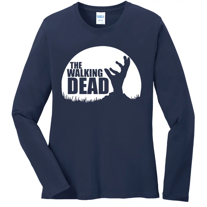 Walking Dead Hand Zombie Ladies Long Sleeve Shirt