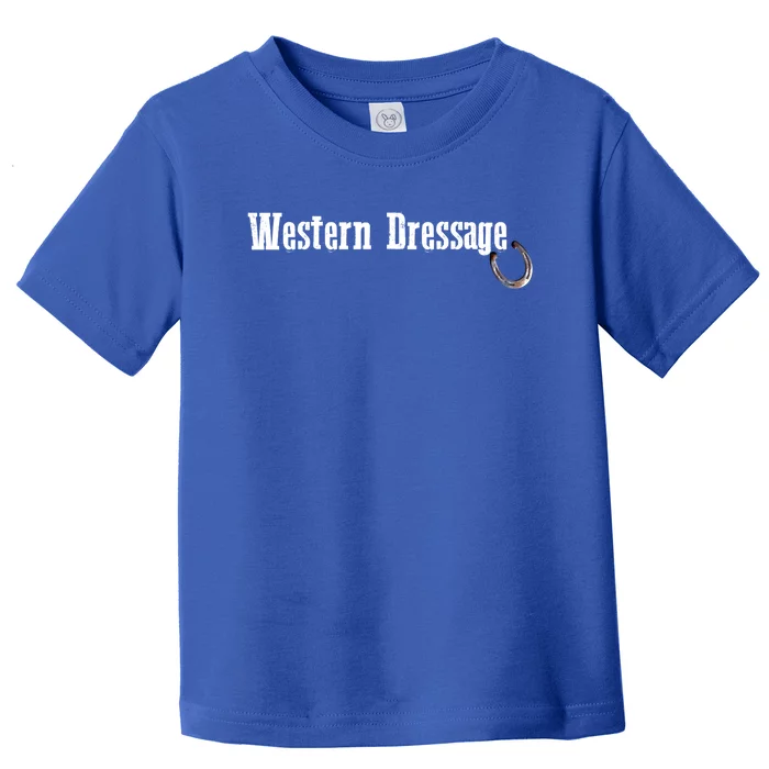 Western Dressage Horseback Riding Horse Mom Birthday Gift Toddler T-Shirt