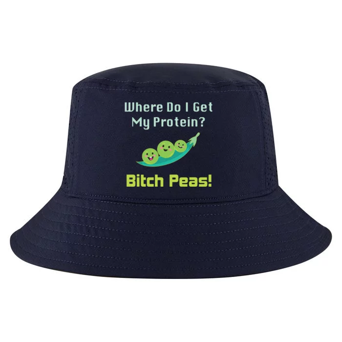 Where Do I Get My Protein B Peas Vegan Protein Gift Cool Comfort Performance Bucket Hat