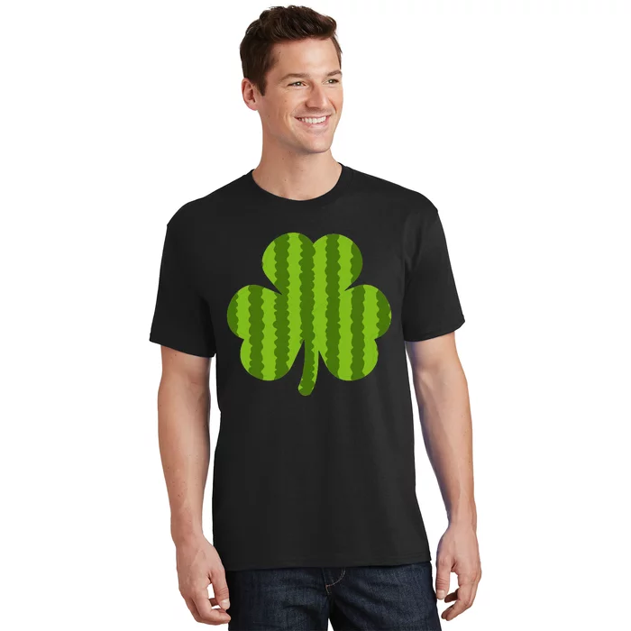 Watermelon Dad Irish Green Lucky St Patricks Day T-Shirt