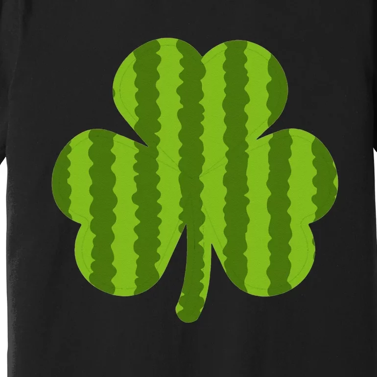 Watermelon Dad Irish Green Lucky St Patricks Day Premium T-Shirt