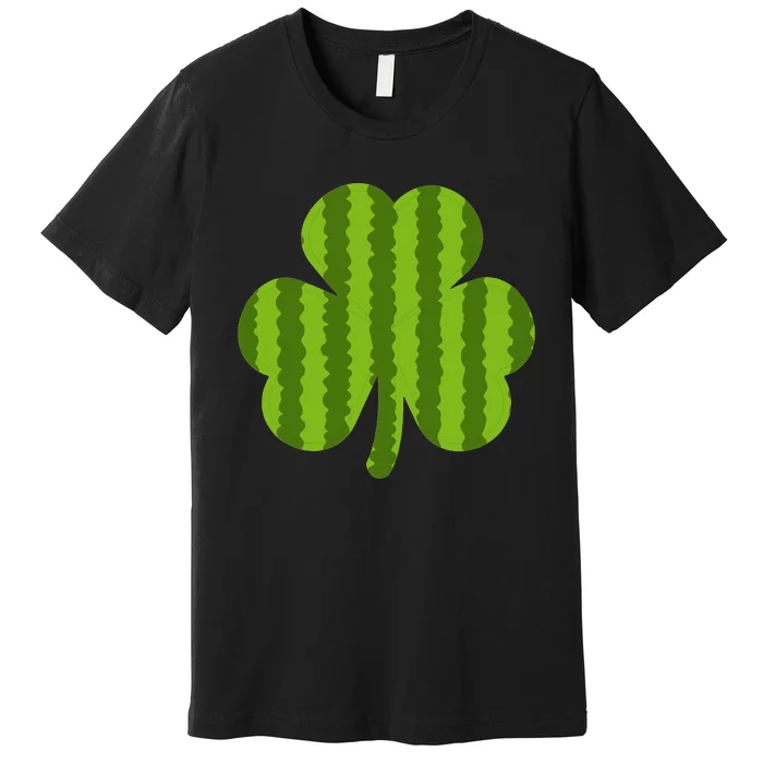 Watermelon Dad Irish Green Lucky St Patricks Day Premium T-Shirt