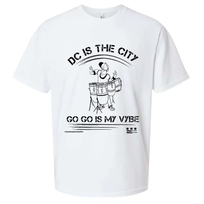 Washington Dc Is The City Go Go Is My Vybe Music Sueded Cloud Jersey T-Shirt