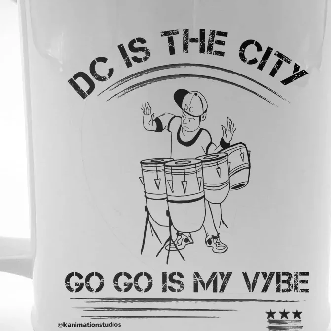 Washington Dc Is The City Go Go Is My Vybe Music Front & Back Beer Stein