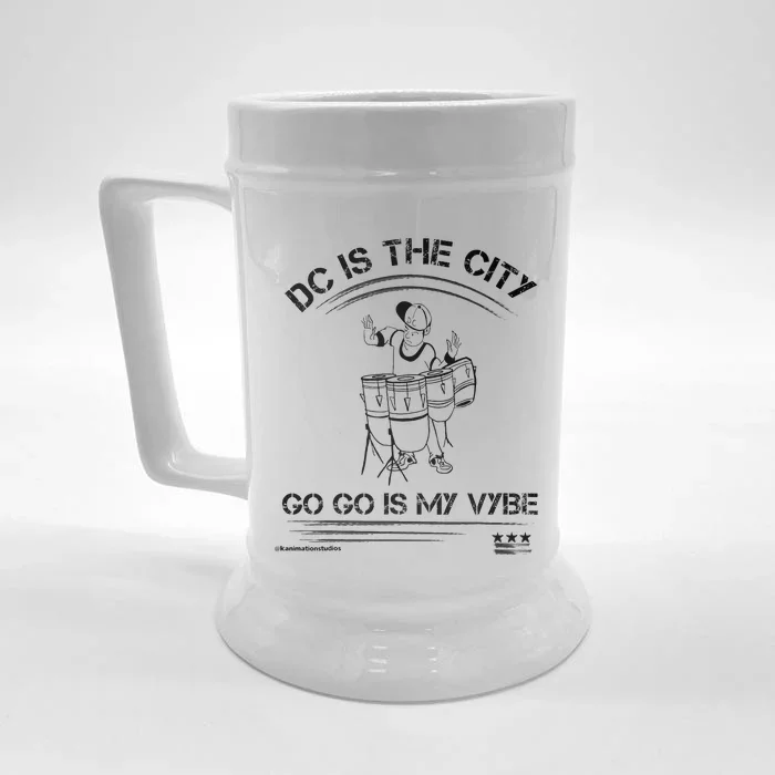 Washington Dc Is The City Go Go Is My Vybe Music Front & Back Beer Stein