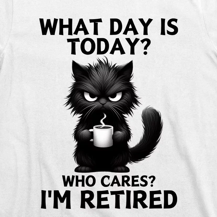 What Day Is Today Who Cares Im Retired T-Shirt