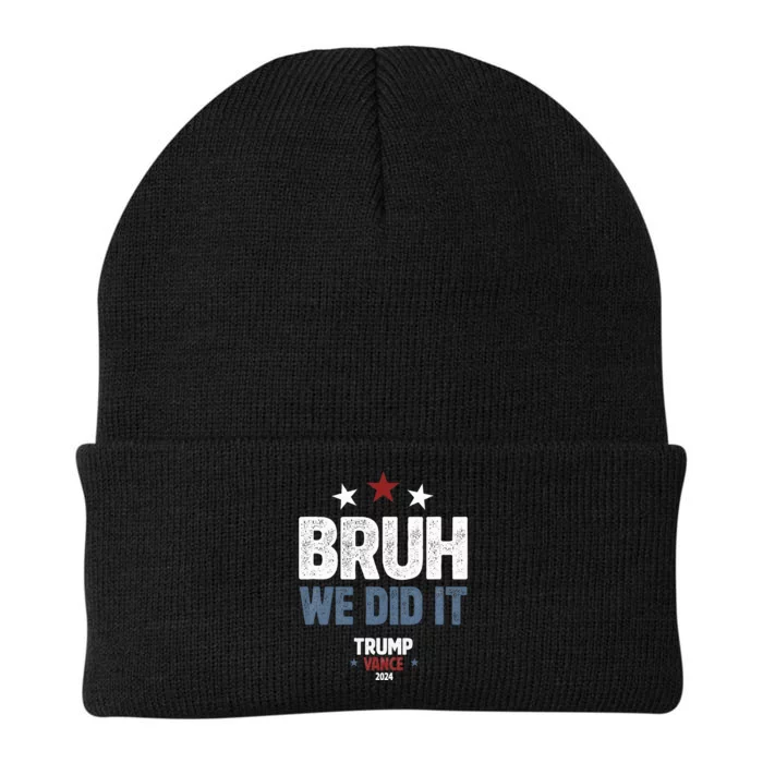 We Did It We Won Trump Vance Knit Cap Winter Beanie