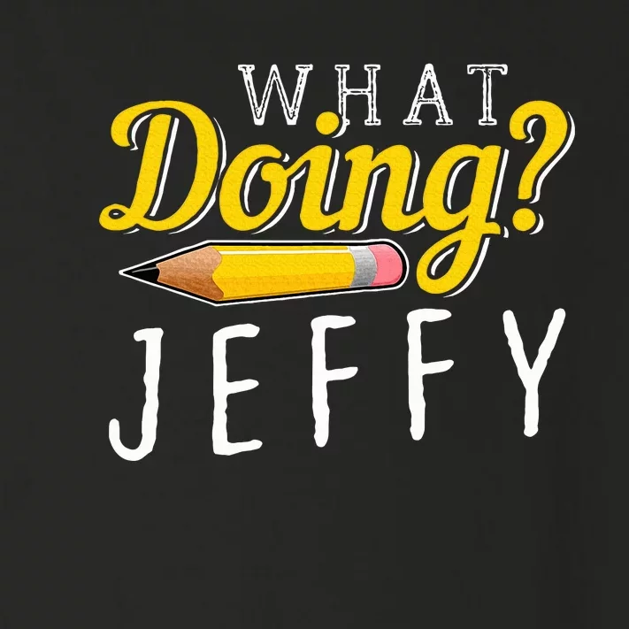 What Doing Jeffy Toddler Long Sleeve Shirt