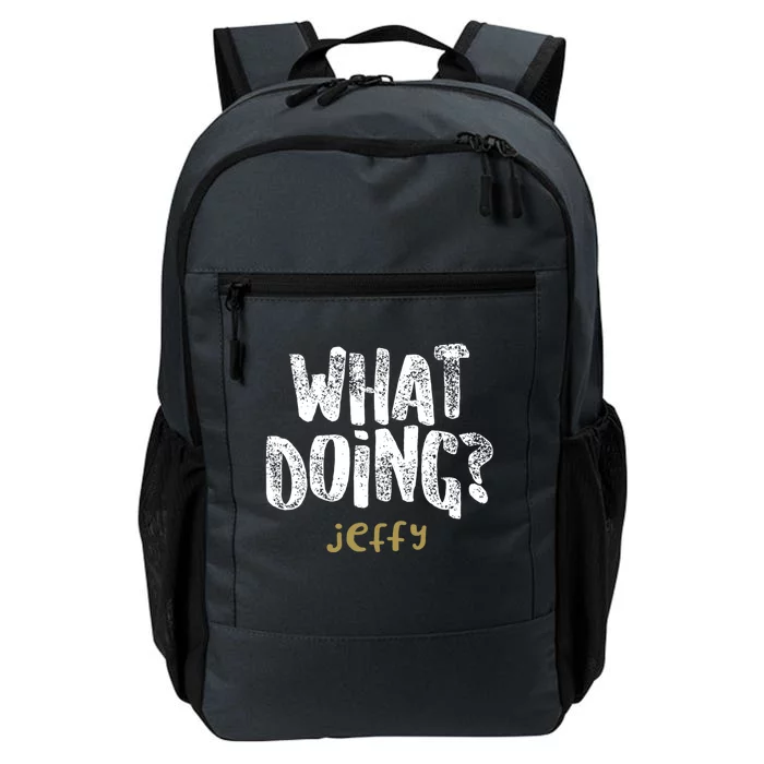 What Doing? Jeffy Funny Gift Daily Commute Backpack