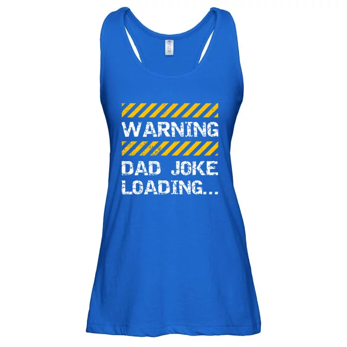 Warning Dad Joke Loading Gift Fathers Day Gift Ladies Essential Flowy Tank