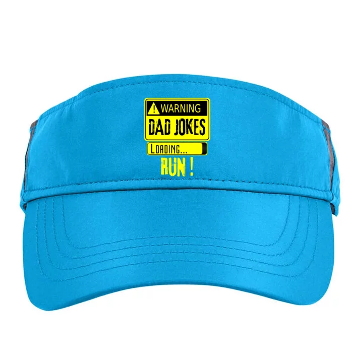 Warning Dad Jokes Loading Funny Sarcastic Humor Father Jokes Gift Adult Drive Performance Visor