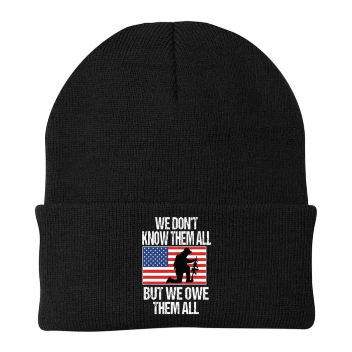 We Dont Know Them All But We Owe Them All Knit Cap Winter Beanie