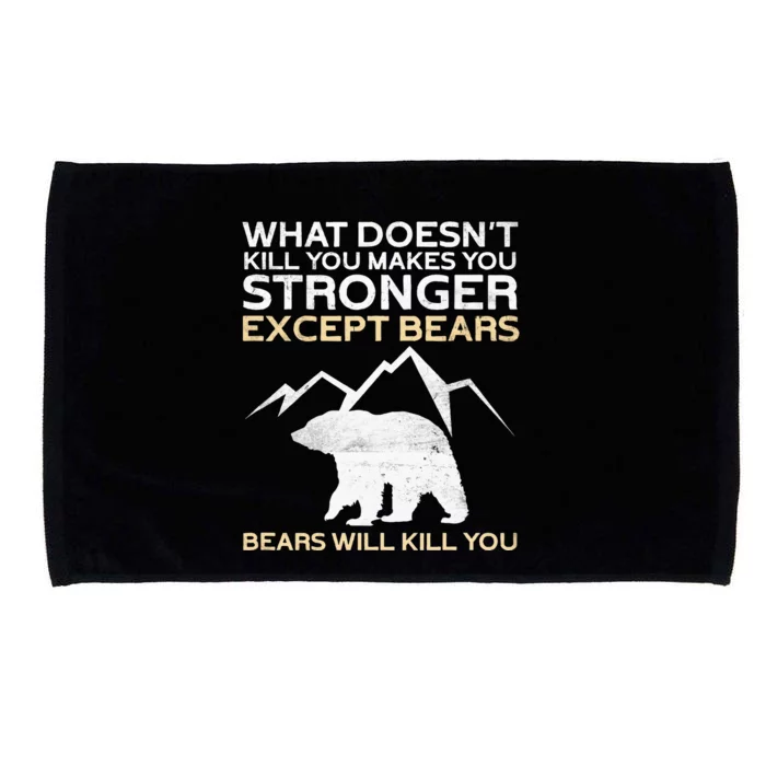 What DoesnT Kill You Makes You Stronger Mountain Hiking Microfiber Hand Towel