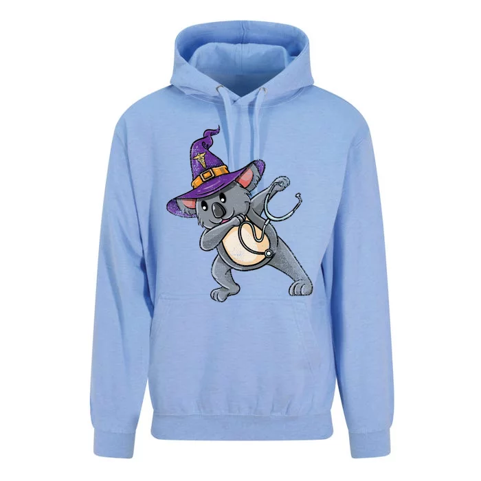 Witch Dabbing Koala Nurse Vintage Great Gift Unisex Surf Hoodie