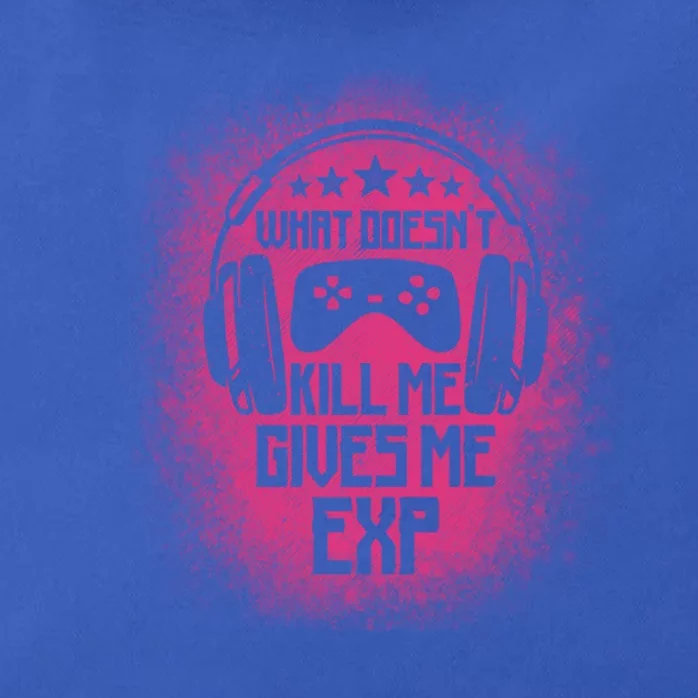 What Doesnt Kill Me Give Me Exp Bleached Gaming Teen Gamer Gift Zip Tote Bag