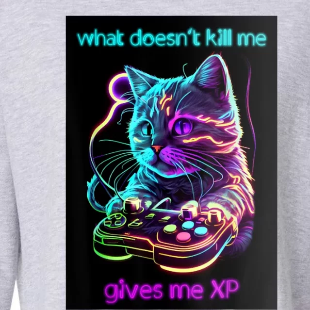 What DoesnT Kill Me Gives Me Xp Cropped Pullover Crew