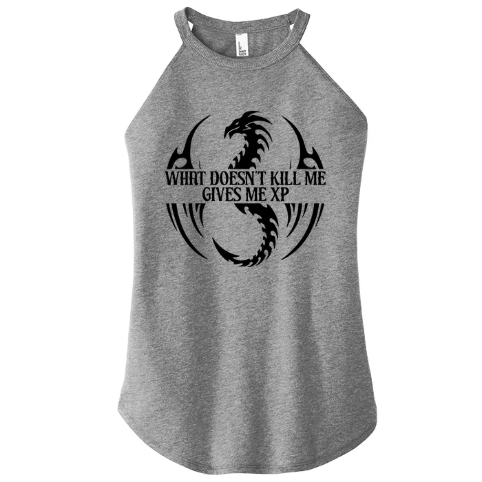 What DoesnT Kill Me Gives Me Xp Women’s Perfect Tri Rocker Tank