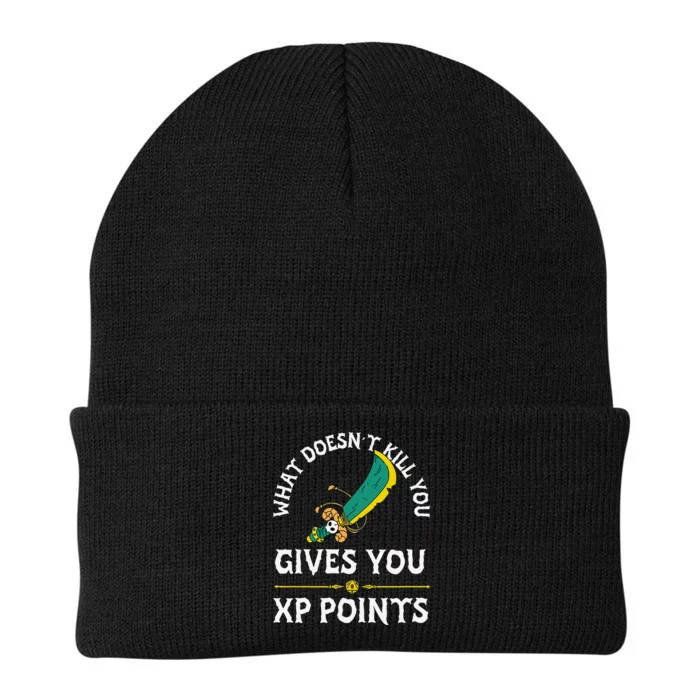 What DoesnT Kill You Gives You Xp Points Rpg Gamer Knit Cap Winter Beanie