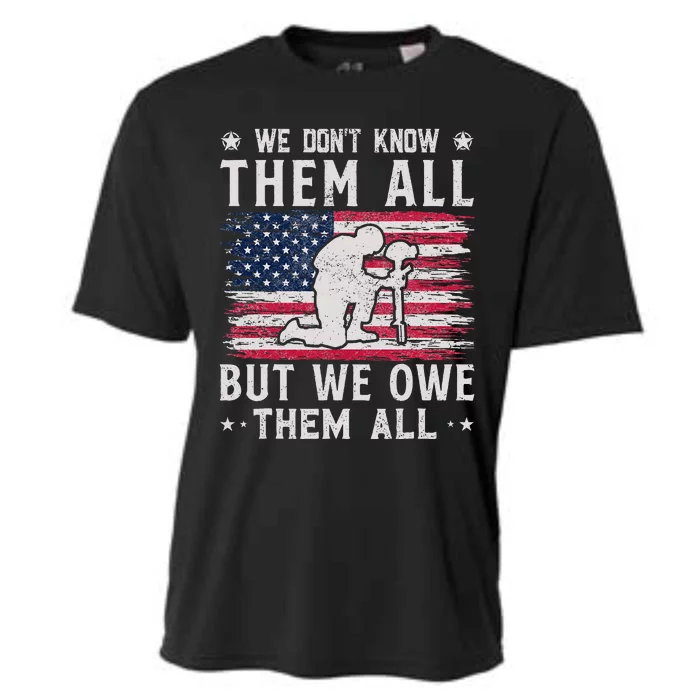 We Don't Know Them All But We Owe Them All Veterans Day Cooling Performance Crew T-Shirt