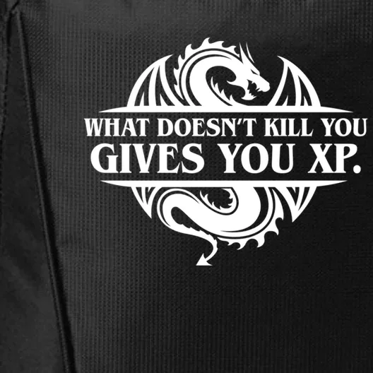 What Doesnt Kill You Give You Xp Tabletop Rpg Gaming City Backpack