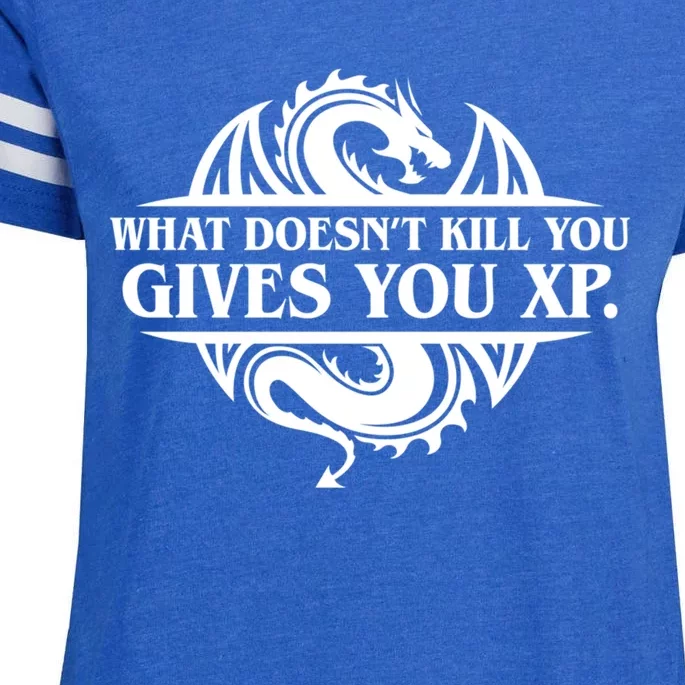 What Doesnt Kill You Give You Xp Tabletop Rpg Gaming Enza Ladies Jersey Football T-Shirt