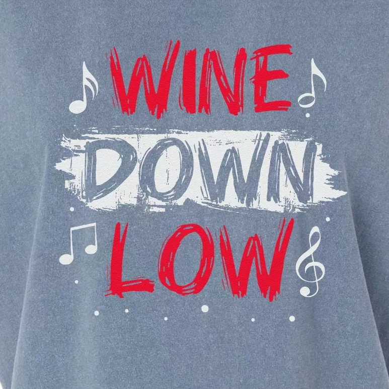 Wine Down Low Design For A Soca Festival Lover Garment-Dyed Women's Muscle Tee