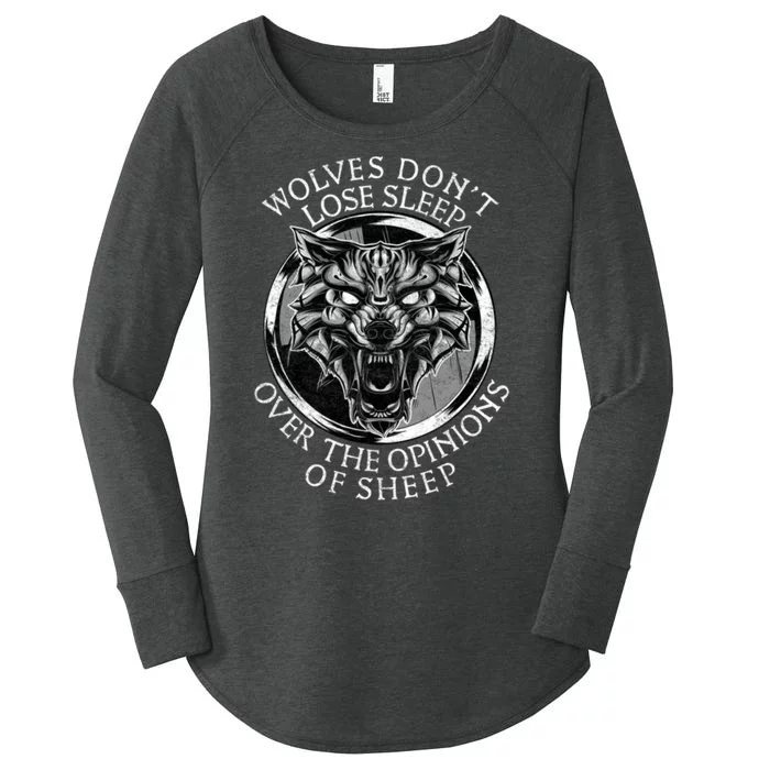 Wolves Don't Lose Sleep Over The Opinions Of Sheep Women's Perfect Tri Tunic Long Sleeve Shirt