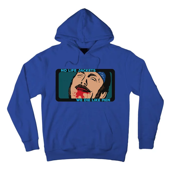 We Die Like Bold Quote Tall Hoodie