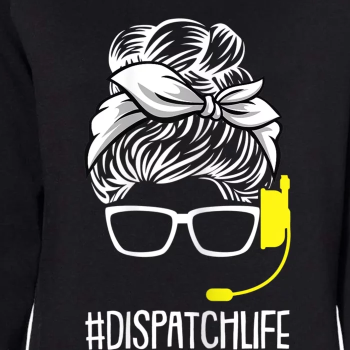 Womens Dispatch Life 911 Dispatcher Thin Gold Line Operator Womens California Wash Sweatshirt