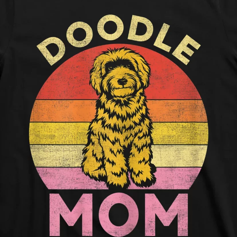 Womens Doodle Mom Aussie Doodle & Goldendoodle Mothers Day Mama T-Shirt