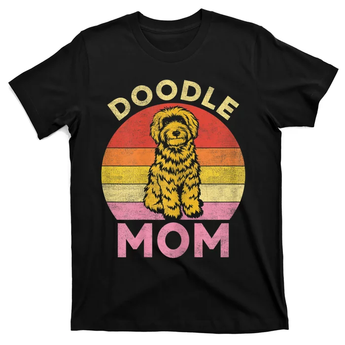 Womens Doodle Mom Aussie Doodle & Goldendoodle Mothers Day Mama T-Shirt